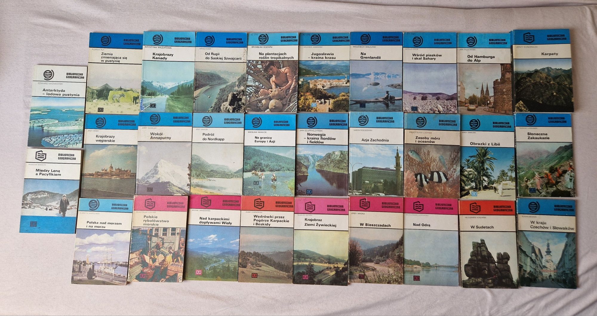 Biblioteczka Geograficzna WSiP 29 książek