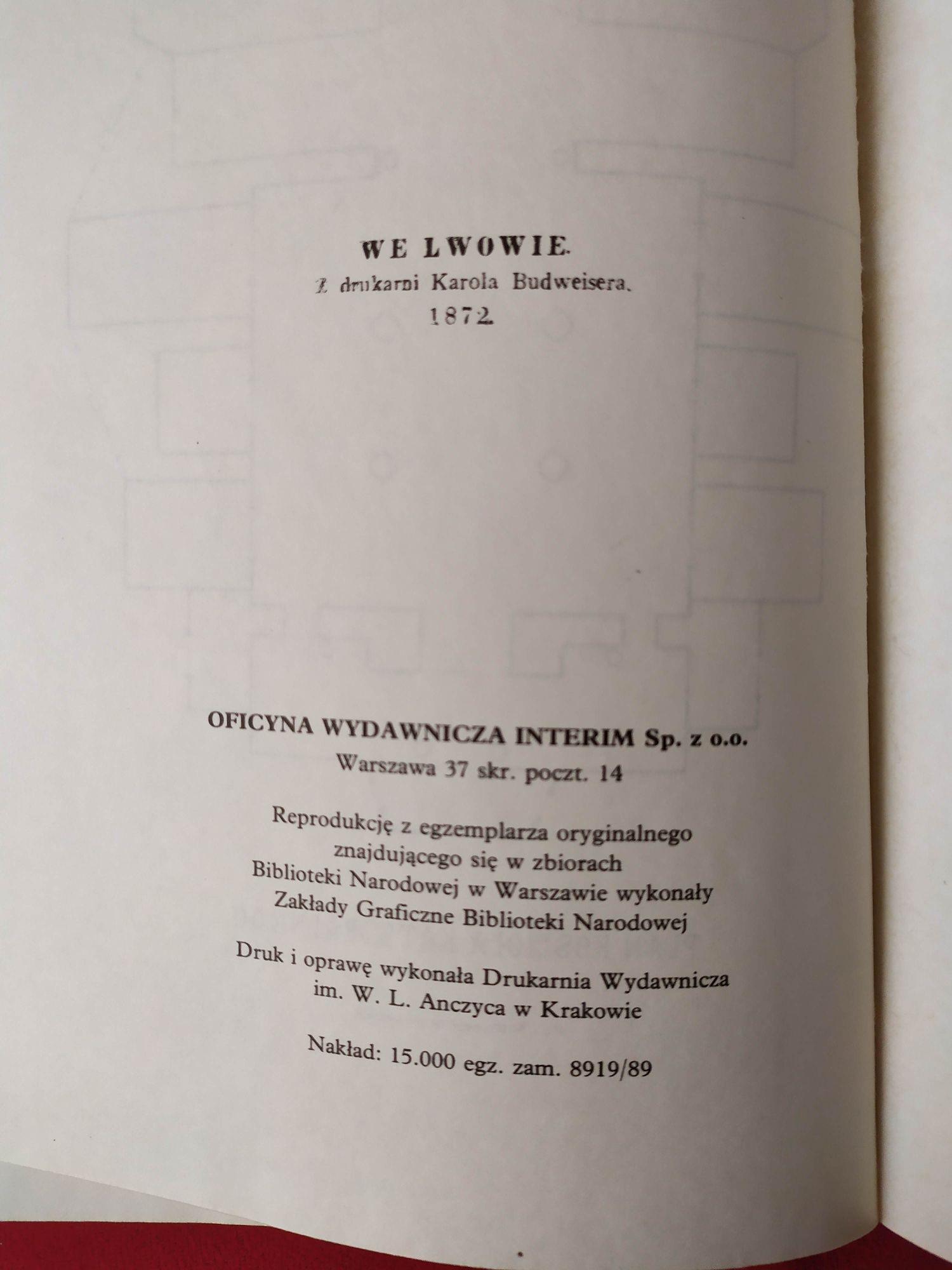 Kościół katedralny lwowski - reprint