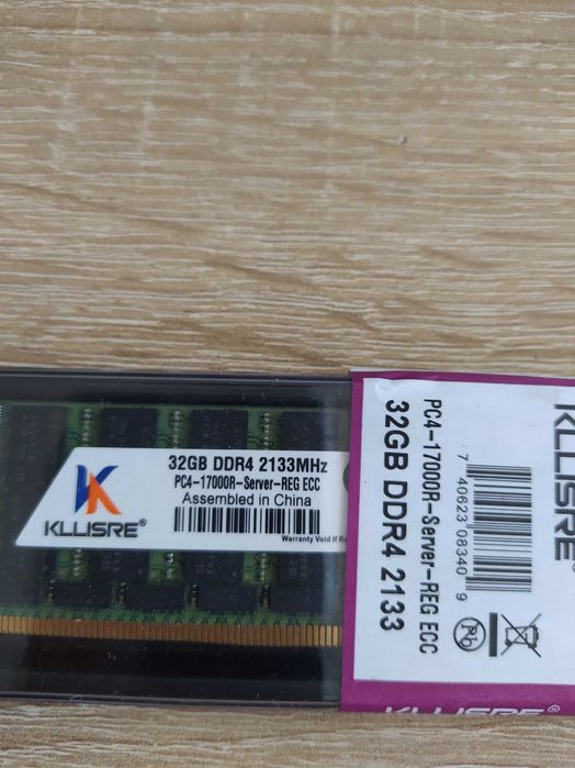Pamięć Kllisre 32GB DDR4 2133MHz ECC serwerowa