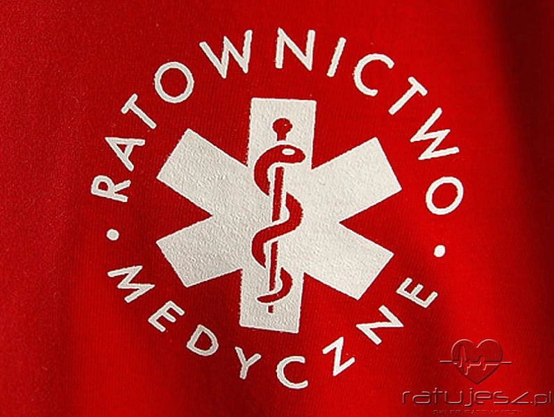 Koszulka Polo męska Ratownictwo Medyczne czerwona (xl)