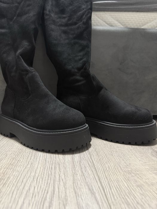 Ботфорди замшеві