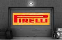 Baner plandeka 150x60cm Pirelli retro garaż
