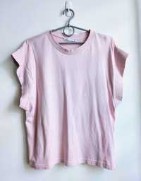 Tshirt Zara pudrowy róż oversize S/36