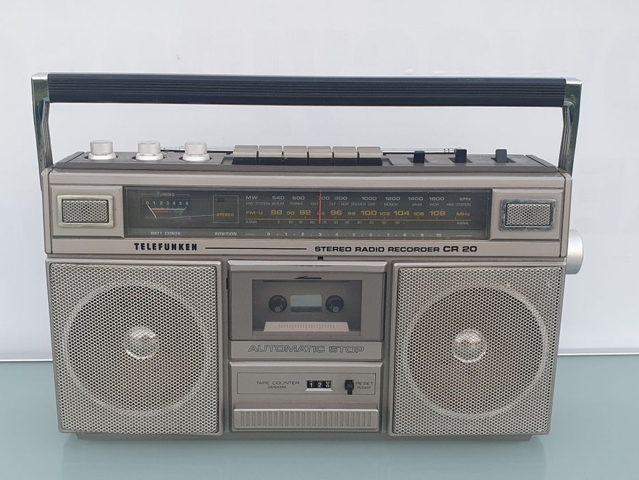 Radiomagnetofon Telefunken CR20 vintage  1978