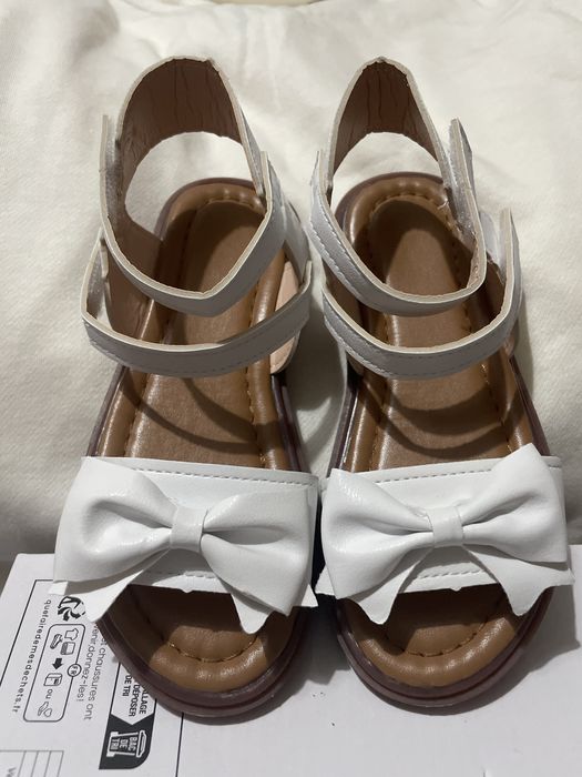 Sandalia menina ,29 nova branca