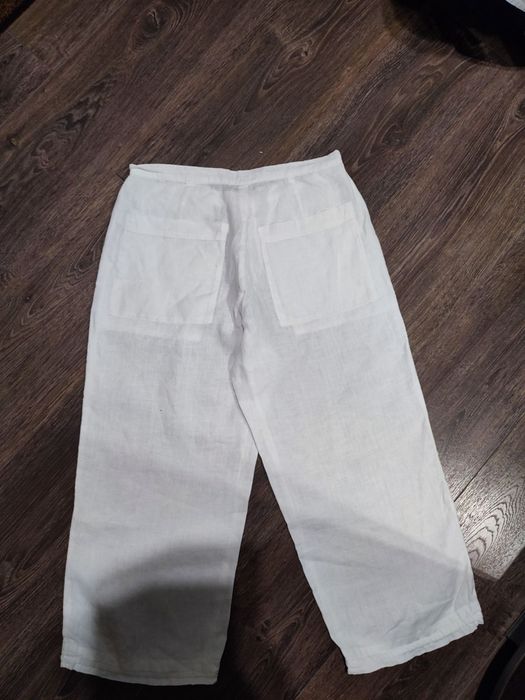 Штани бриджі льняні