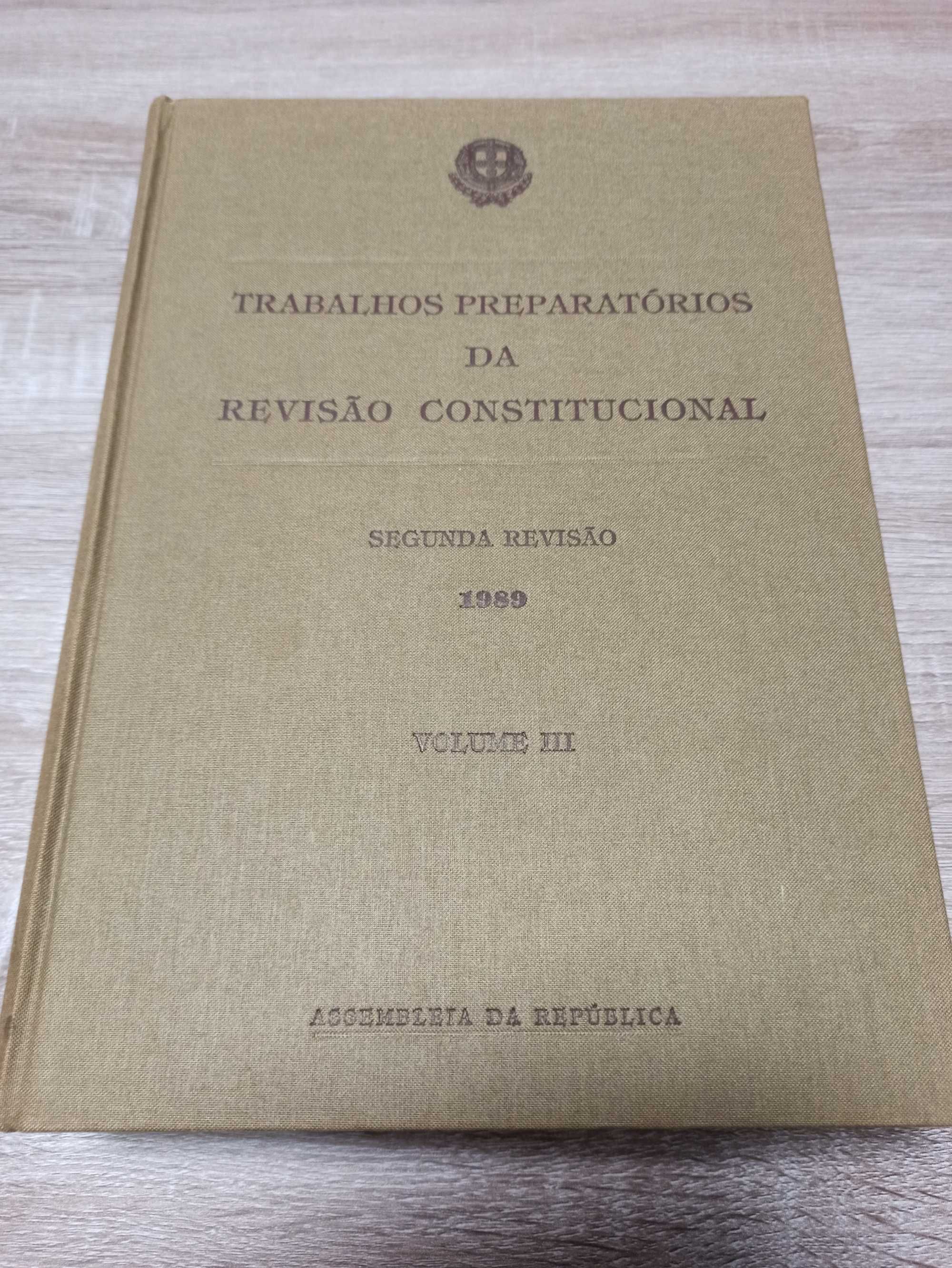 Revisão Constitucional (1989) - Trabalhos Preparatórios