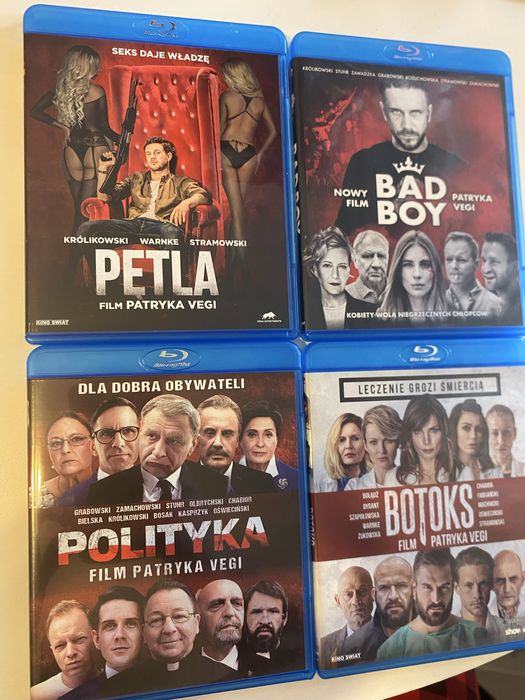Kolekcja filmów Patryka Vegi (4 filmy Blu-ray)