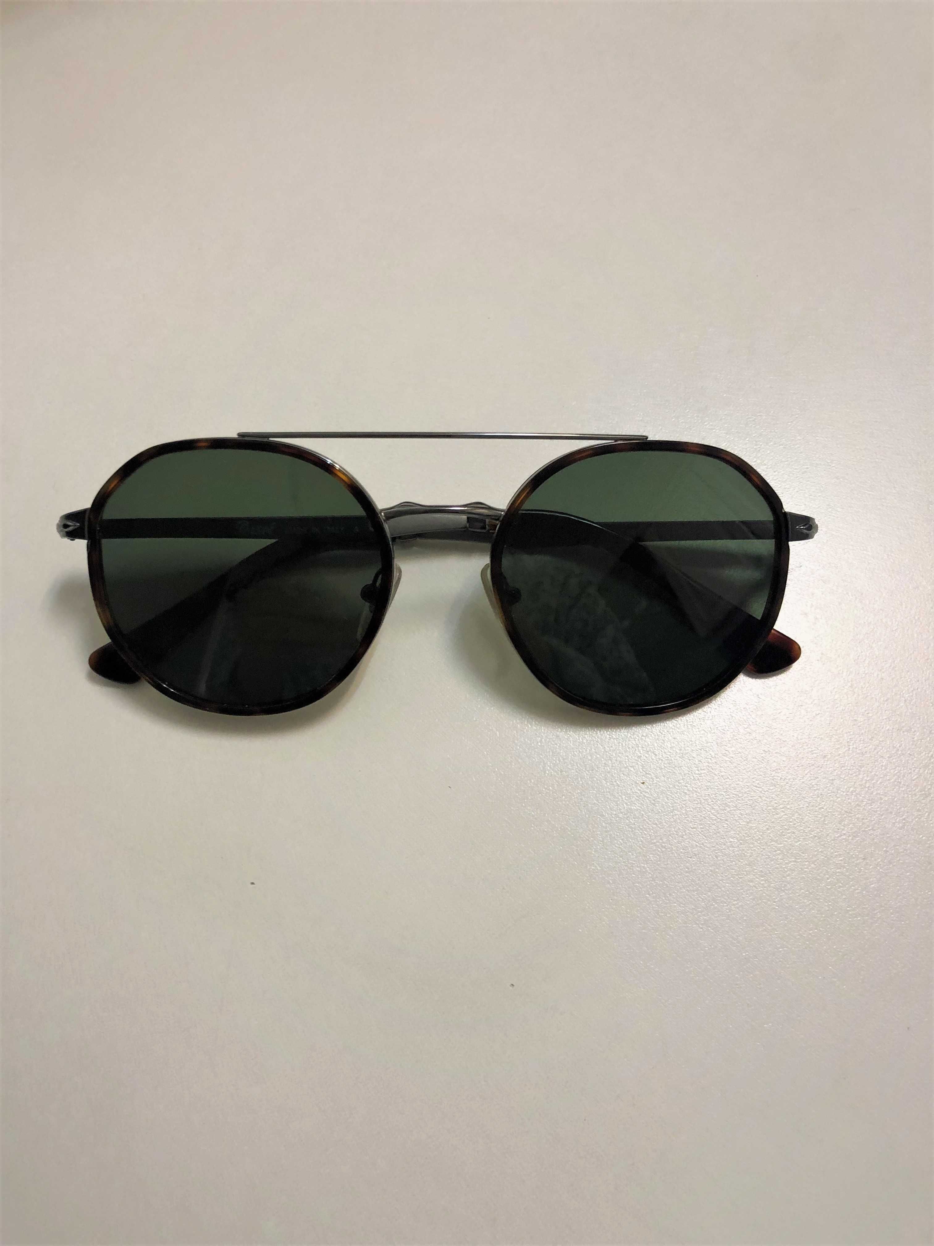 Óculos PERSOL 2456-S 513/31 53-20 Gunmetal Green