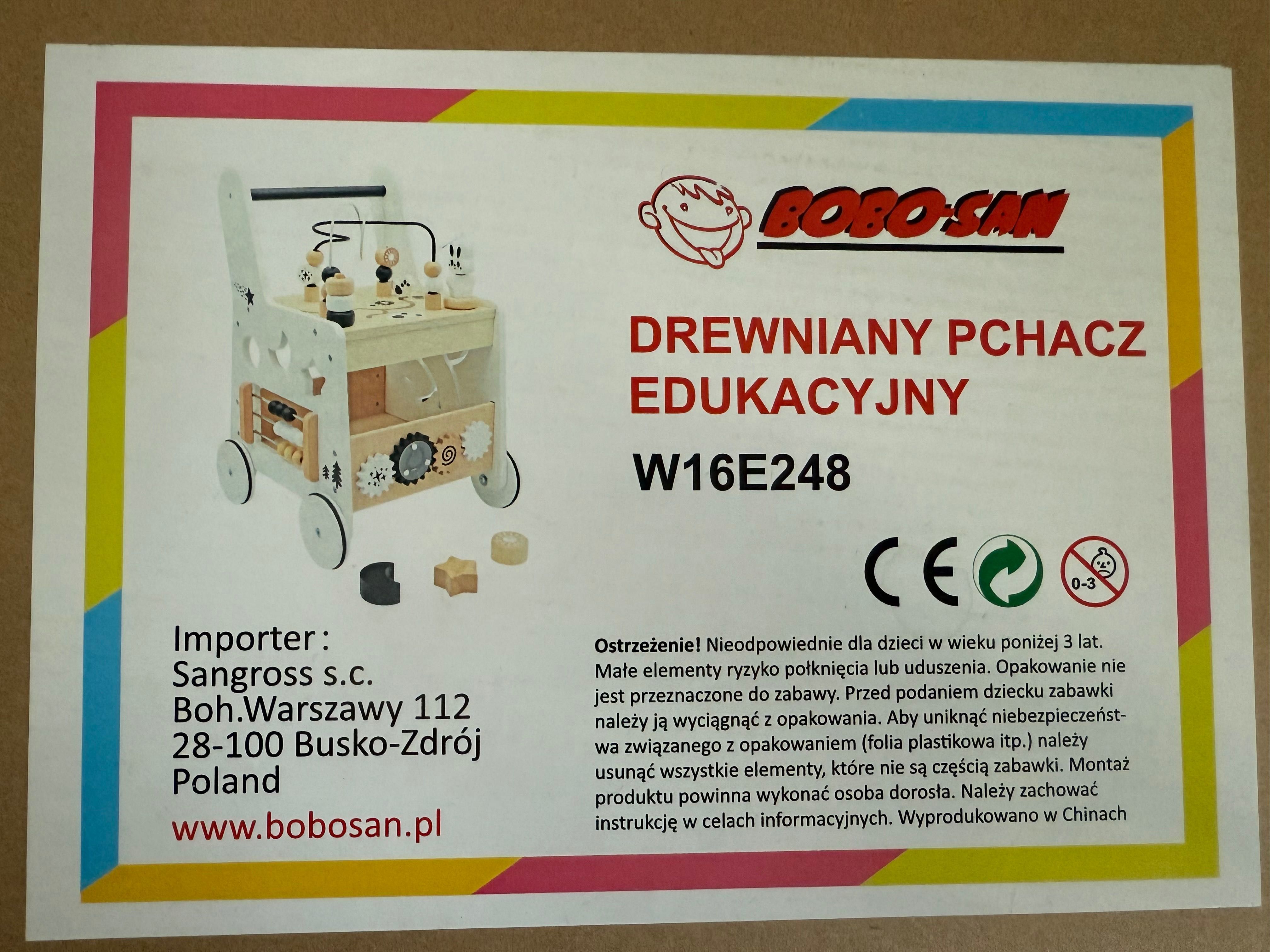 Pchacz, kostka edukacyjna