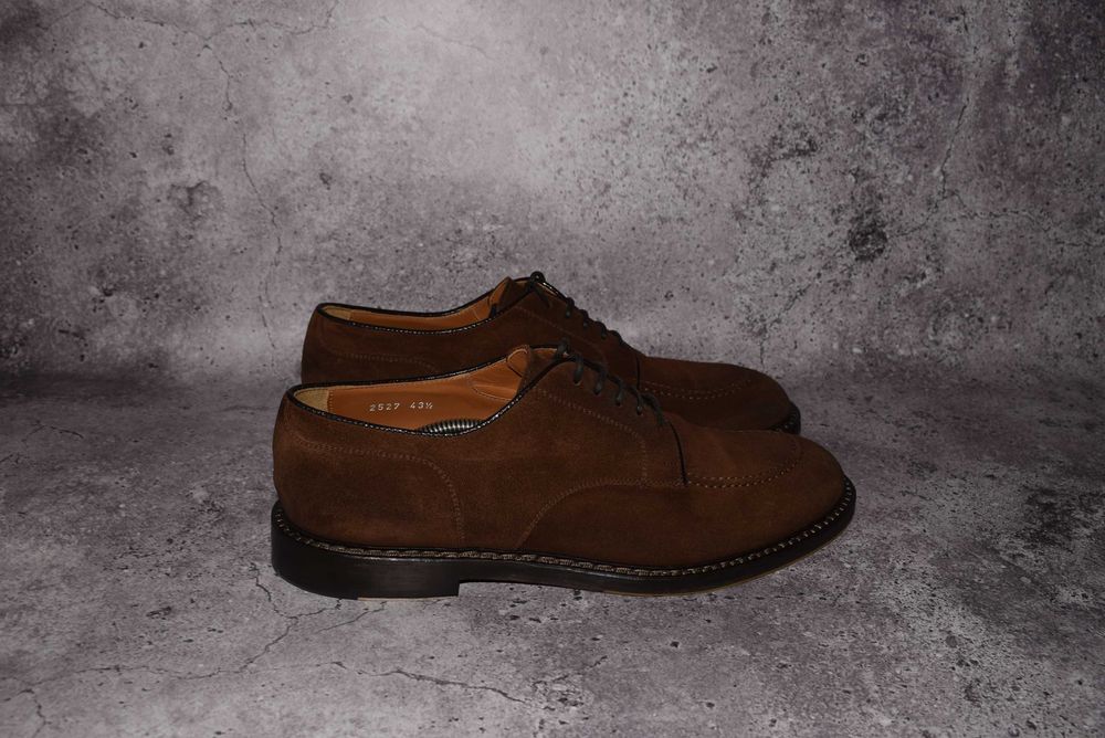 Doucal's Brogues Suede (Мужские Премиальные Туфли Броги Дерби )