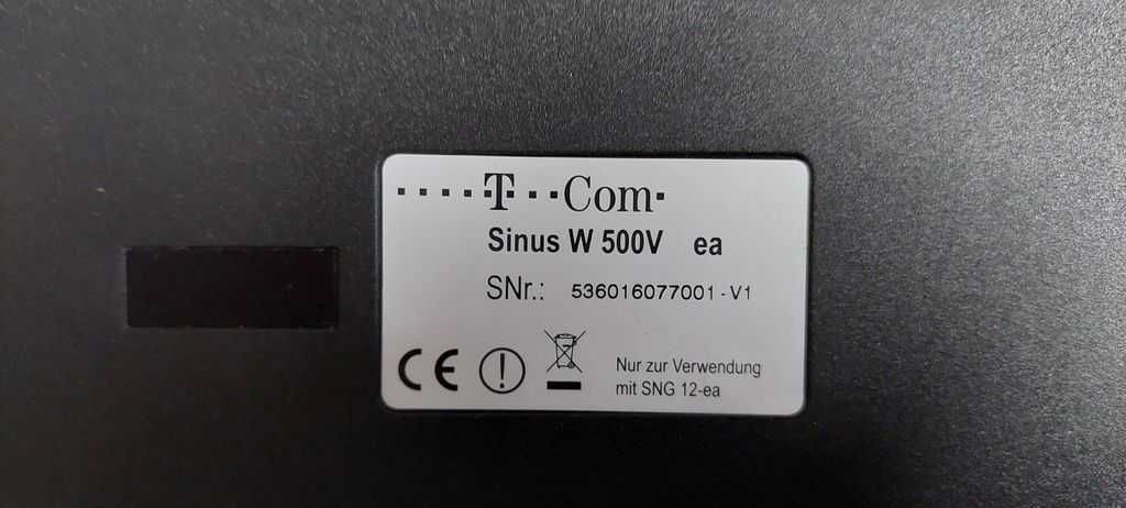 ROUTER SINUS W500V + Telefon FRITZ! Fon 7150 + 10 kont VOIP +kabel/DSL