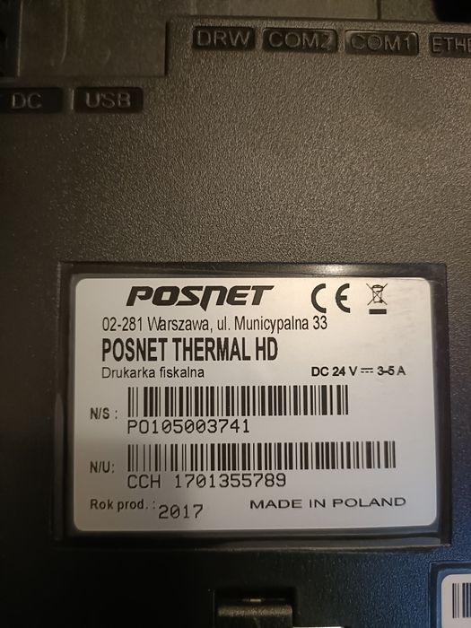POSNET Drukarka Fiskalna HD