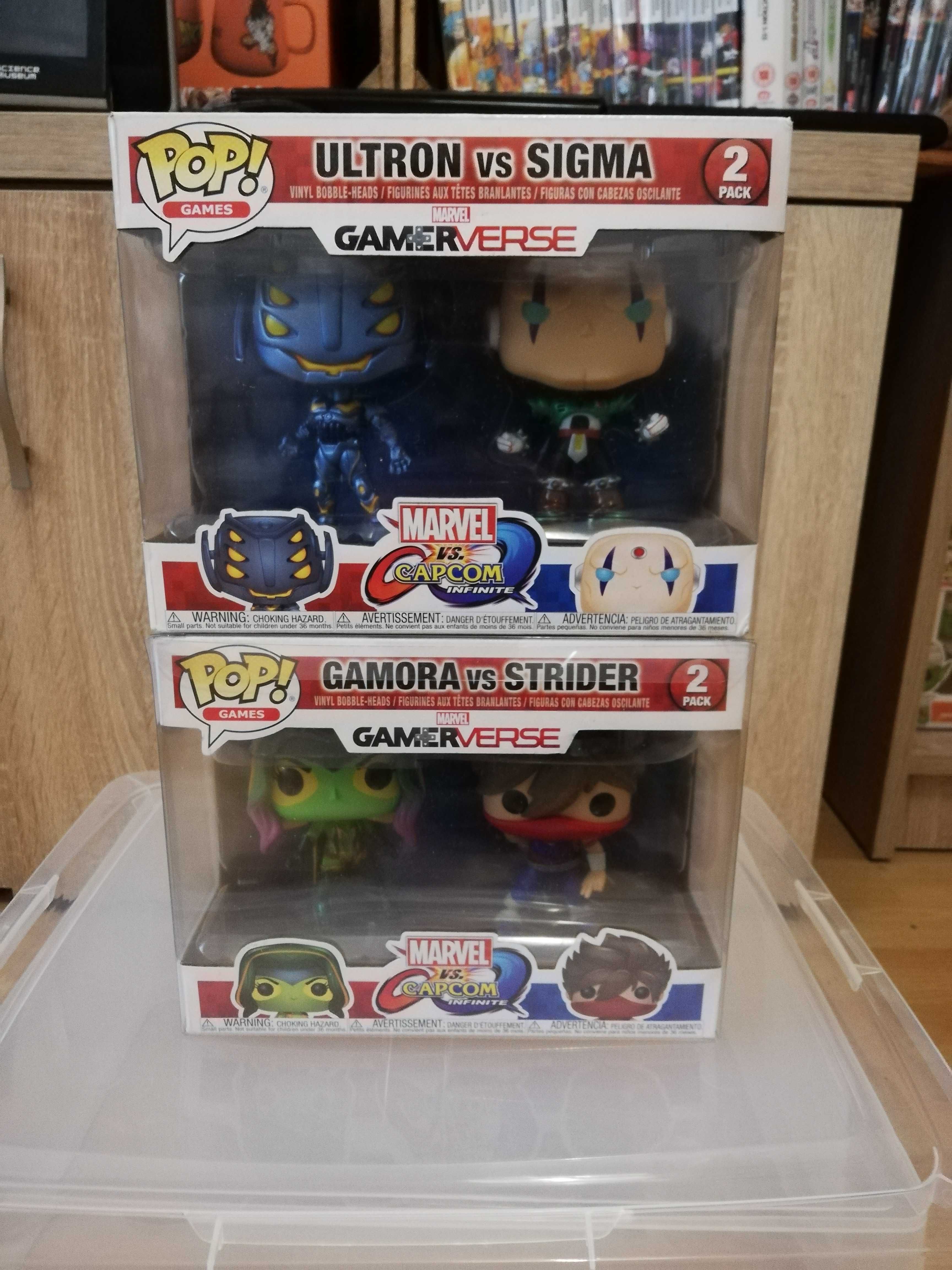 funko pop-ultron vs sigma -gamora vs strider