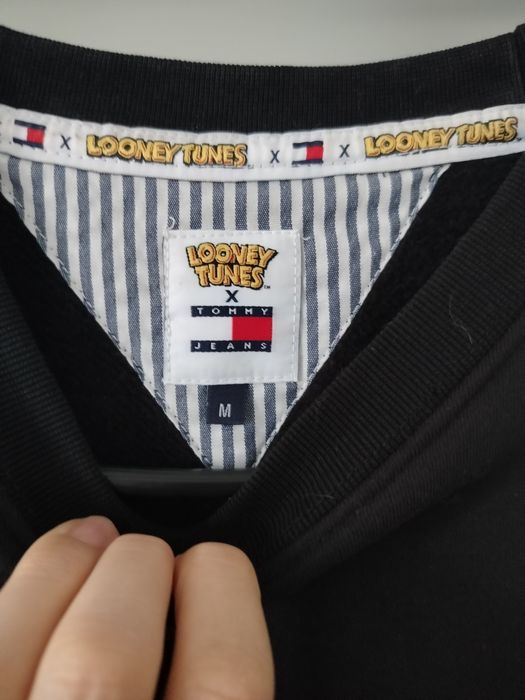 Bluza damska Tommy Hilfiger r M Jeans Looney Tunes czarna