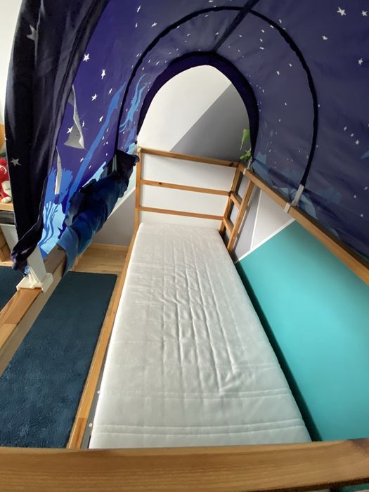 Łóżko Ikea KURA dwustronne