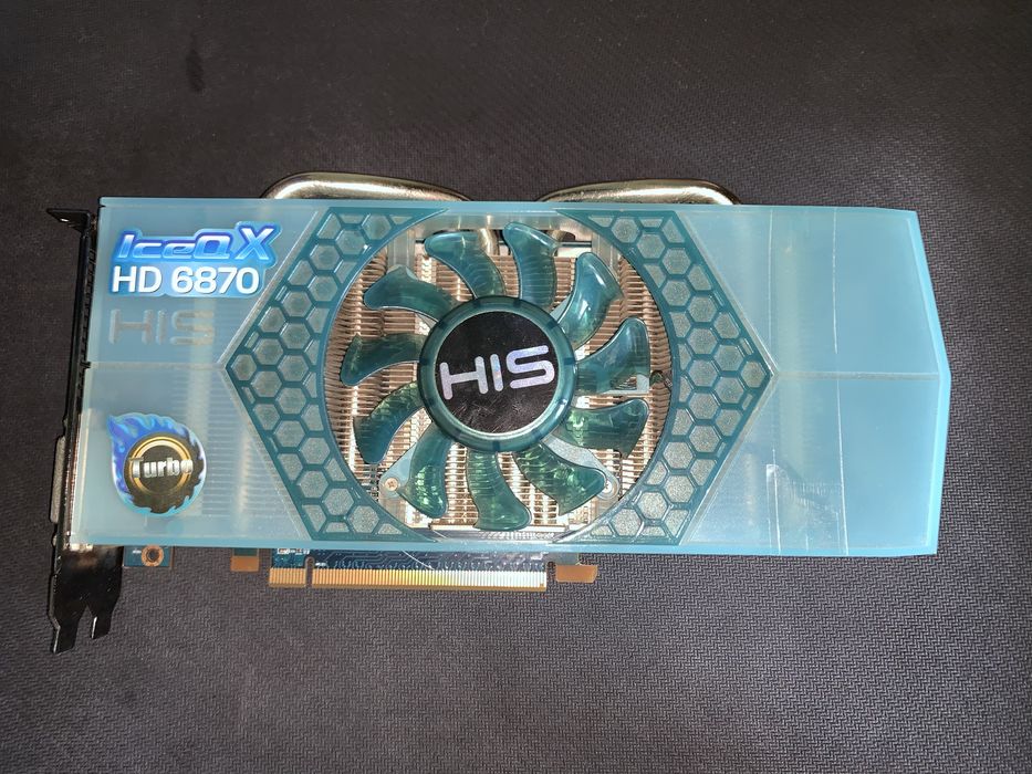 Видеокарта HIS HD 6870 1GB (нерабочая / на запчасти)