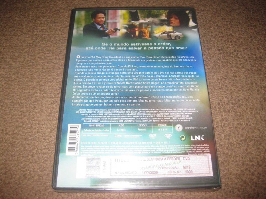 DVD "Fire- Sem Nada a Perder" com Gary Dourdan/Selado!