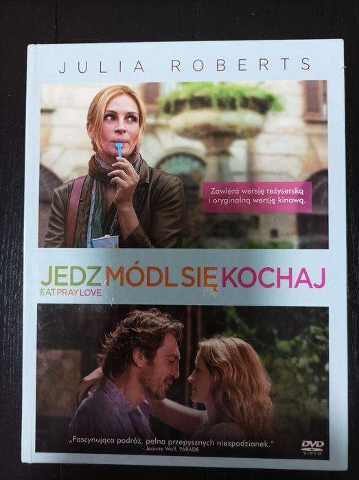 Dvd. Jedz módl się i kochaj film. Plus sceny dodatkowe. Stan idealny.