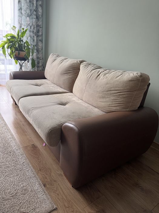 Zestaw wypoczynkowy sofa 3 os, 2 os, fotel i stół
