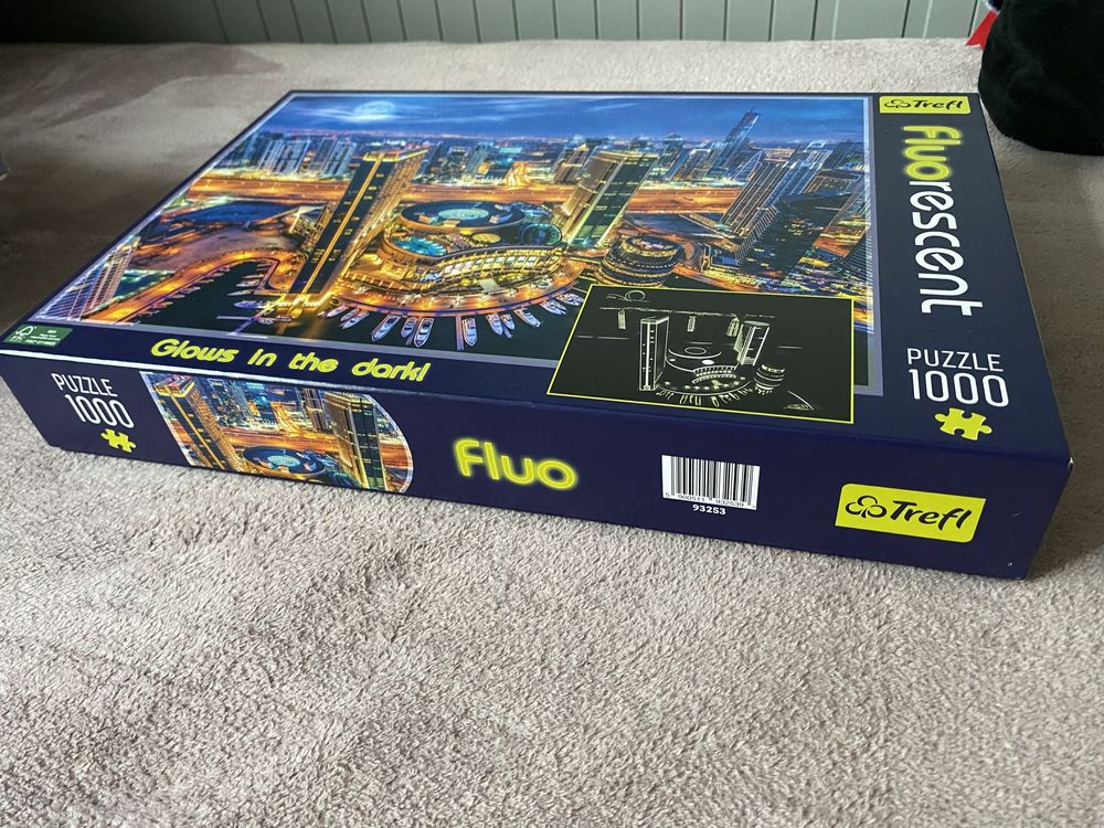 Puzzle 1000 elementów świecące w ciemności dubaj