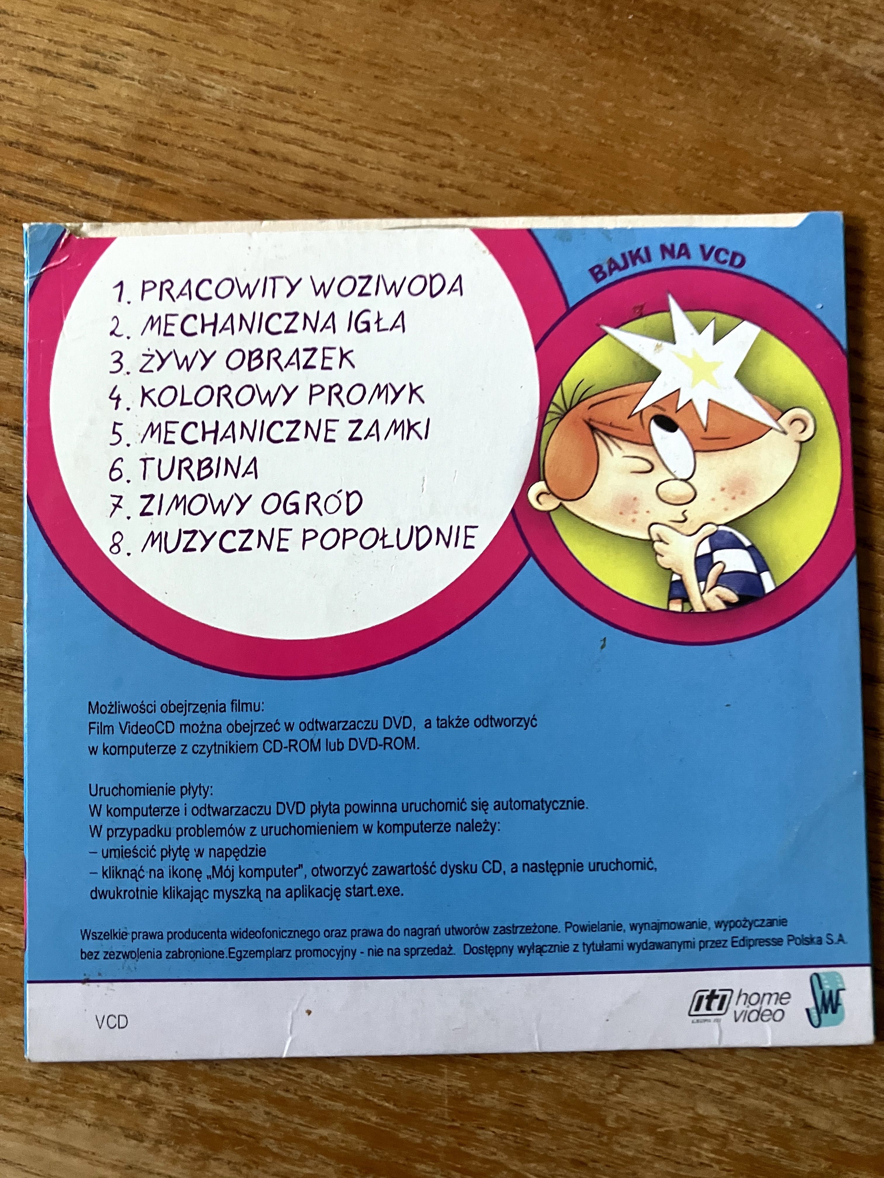 Pomysłowy Dobromir 8 bajek na VCD