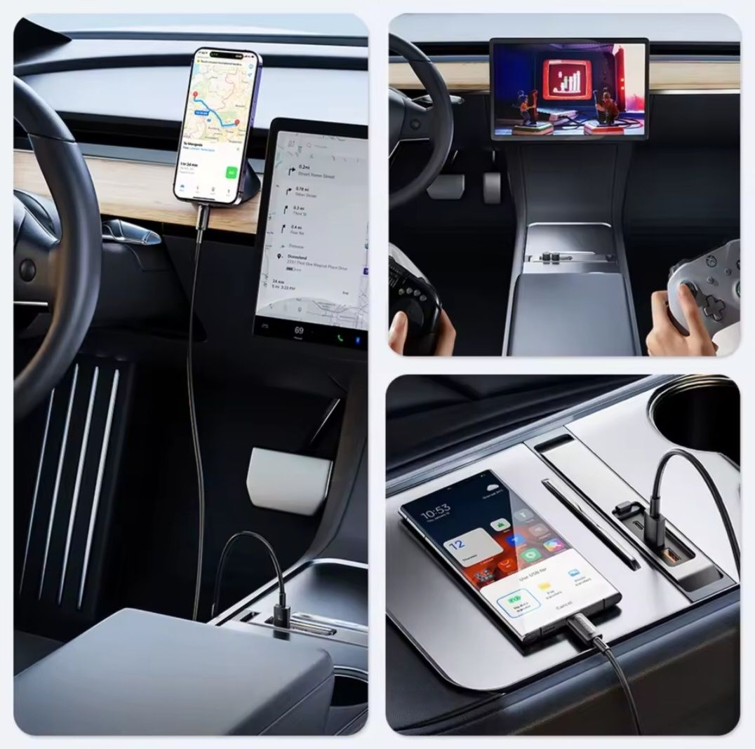 Док-станція Toocki PD 27W для Tesla Model 3/Y