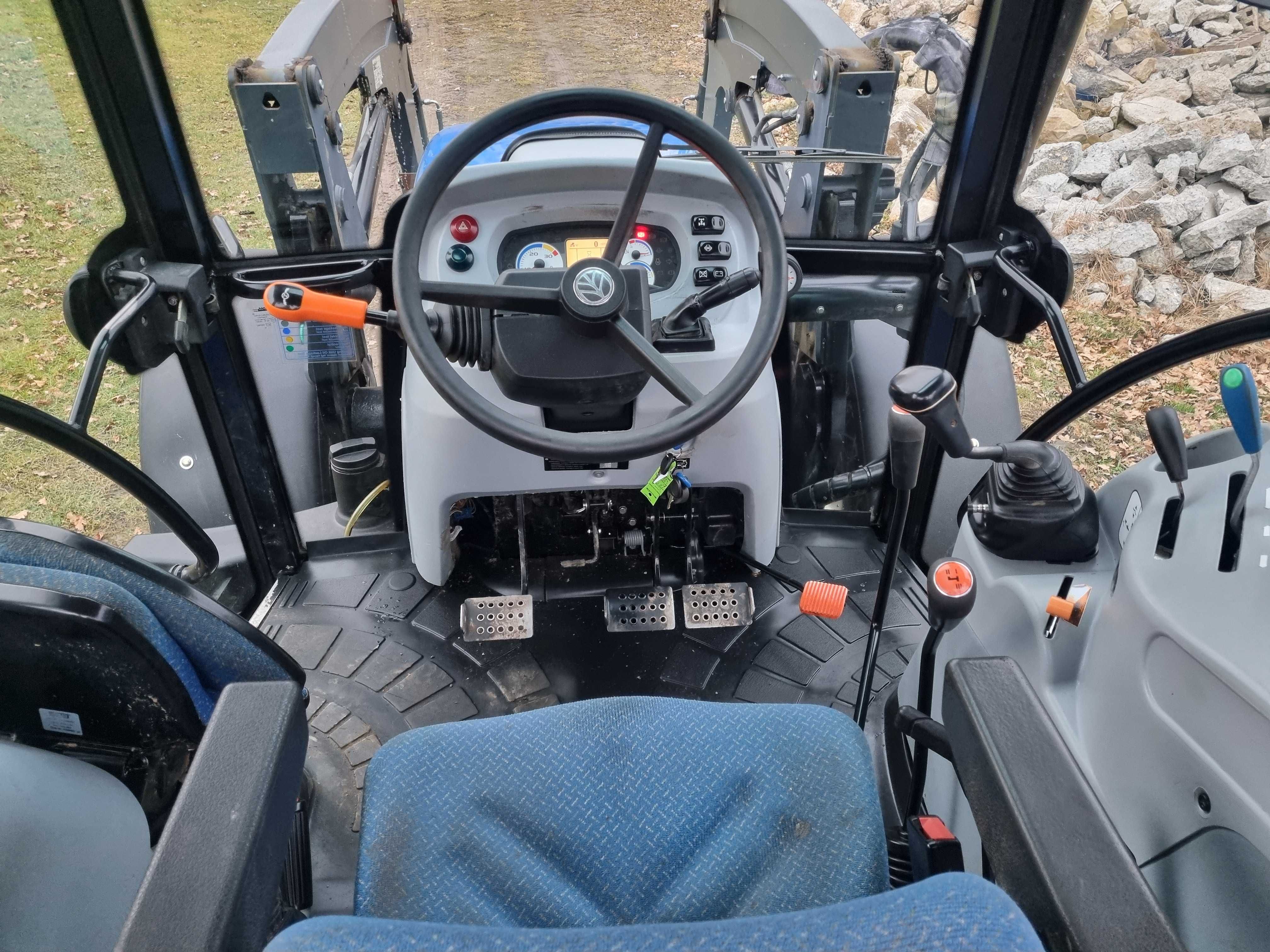New Holland T 5.85 Ładowacz Quicke sprężarka powietrza Zamiana