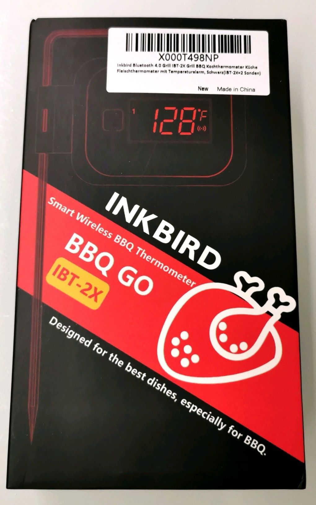 Беспроводной кулинарный термометр INKBIRD блютуз для гриль Weber мяса