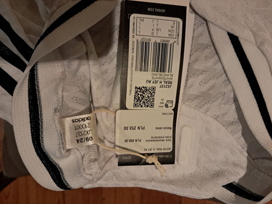 Nowa Adidas Real Madryt, L