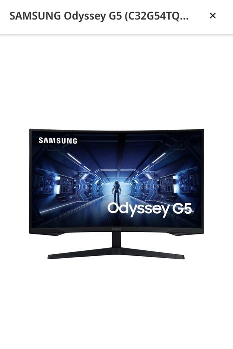 Ігровий монітор Samsung C32G54TQBU