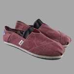 Эспадрильи Toms бордовые