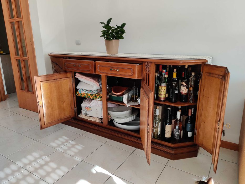 Conjunto Móveis Madeira Maciça