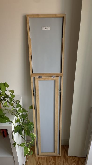 Espelho de pé bambu ikea