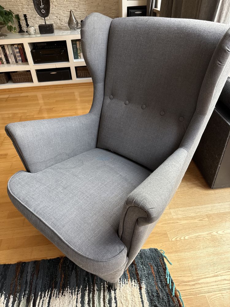 Fotel szary z Ikea