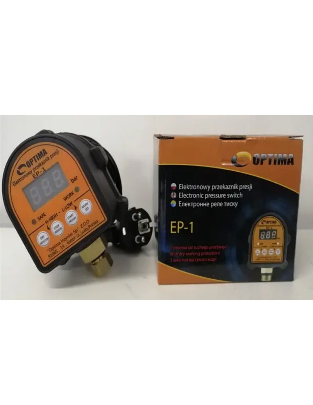 Електронне реле тиску OPTIMA EP-1 (захист від сухого ходу)