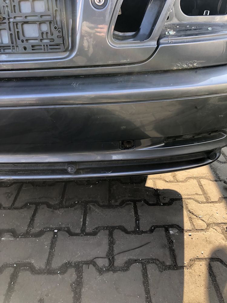 Zderzak tył tylny BMW E46 Coupe Cabrio PDC 400/7 Stahlgrau Metallic