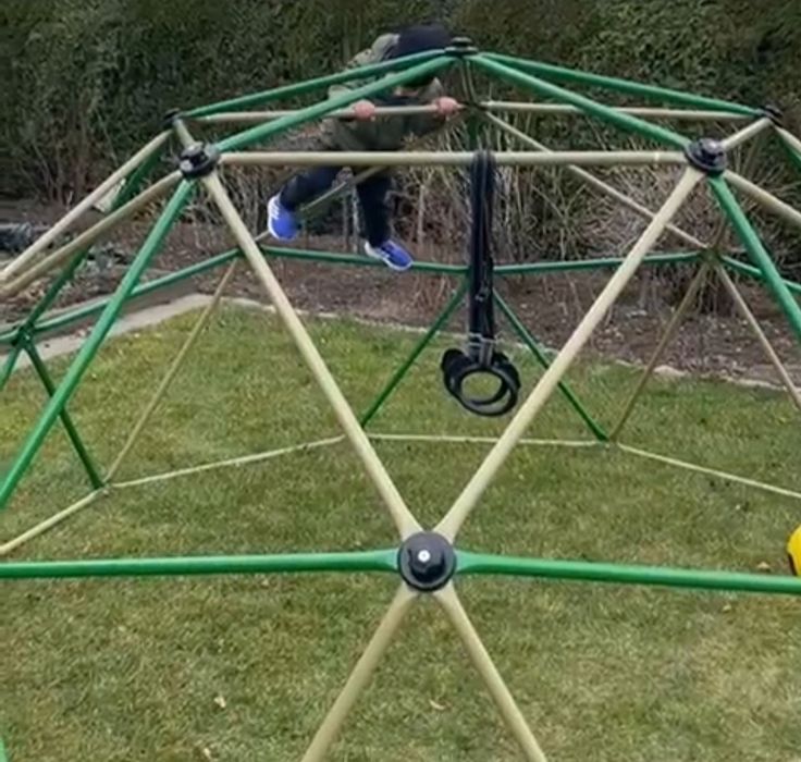 Nowa kopuła wspinaczkowa małpi gaj drabinki plac zabaw do ogrodu na