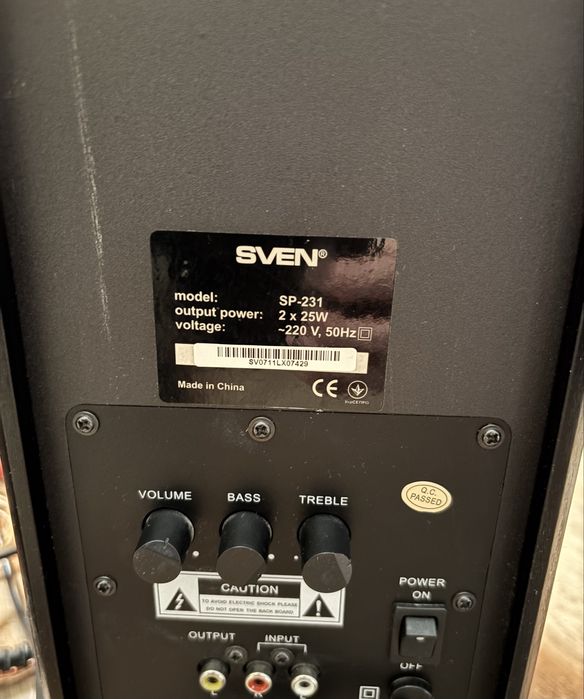 Колонки SVEN SP-231