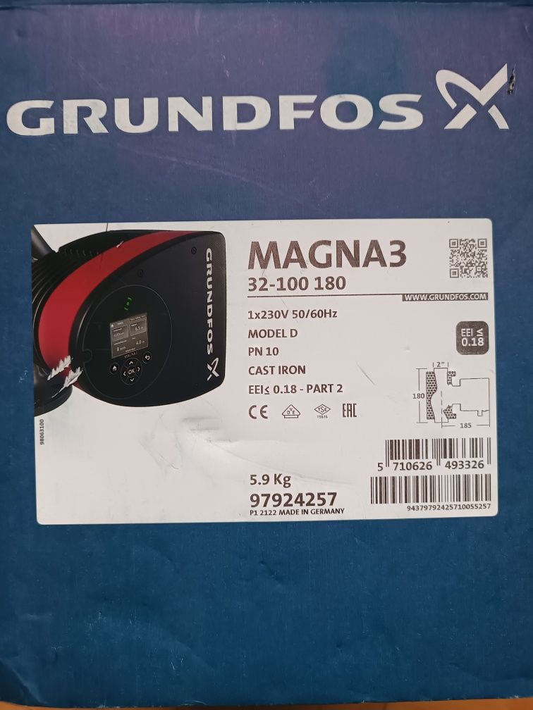 Pompa Magna3 Typ 32  180 100Nowa