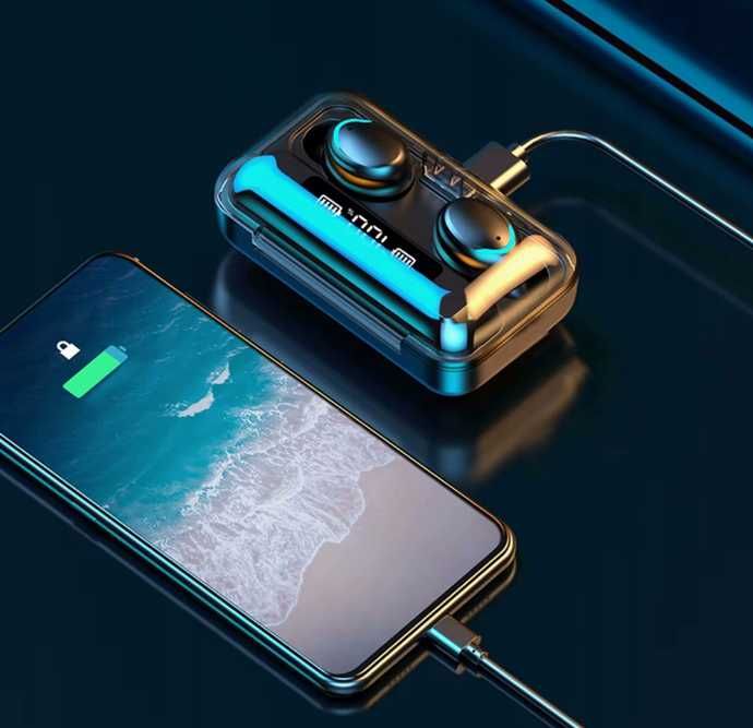 Słuchawki bezprzewodowe douszne TWS F9-5C BLUETOOTH 5,1 ttst1523