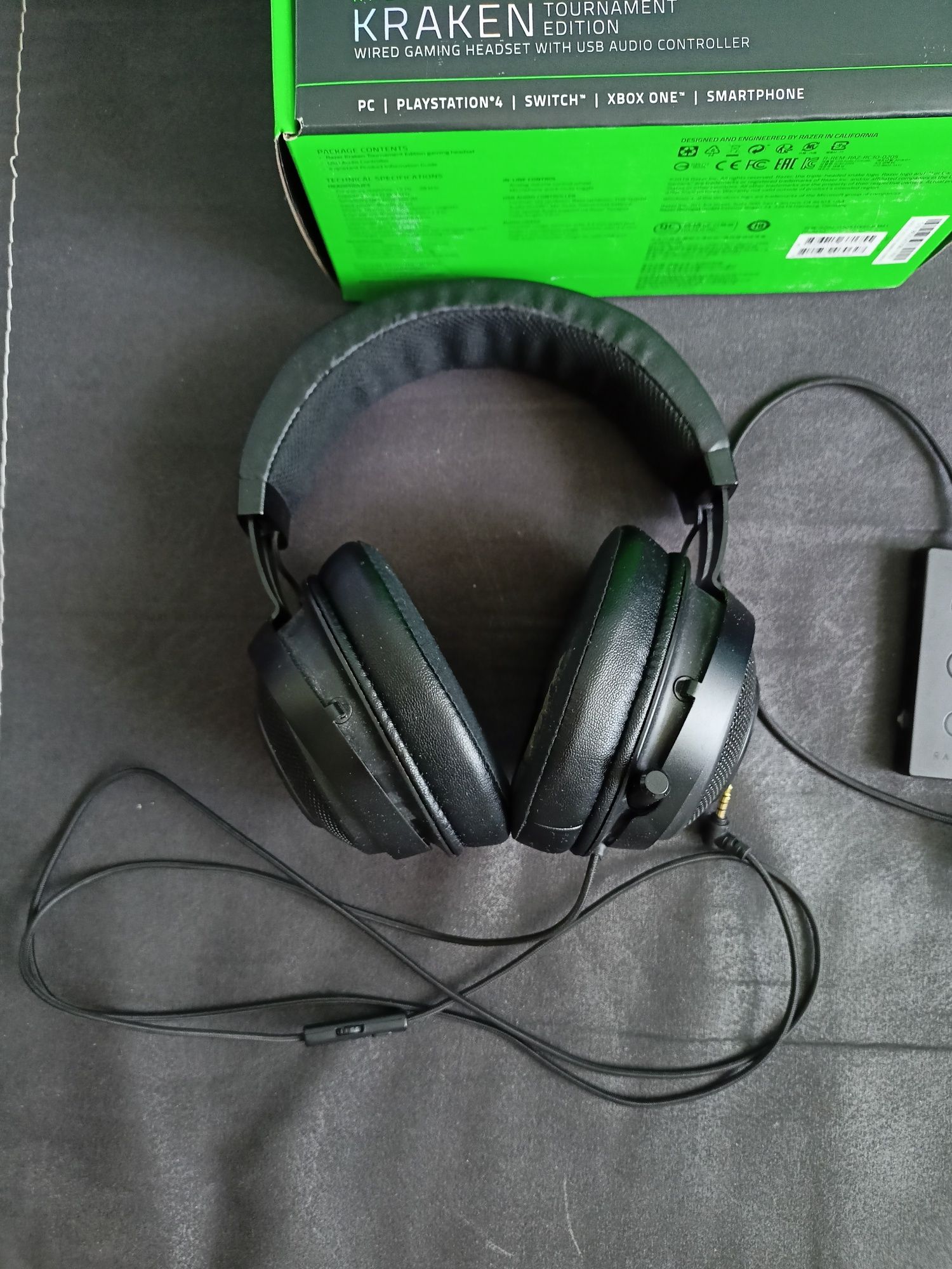 Słuchawki Razer Kraken Tournament Edition Black