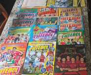 Lote de cadernetas de futebol