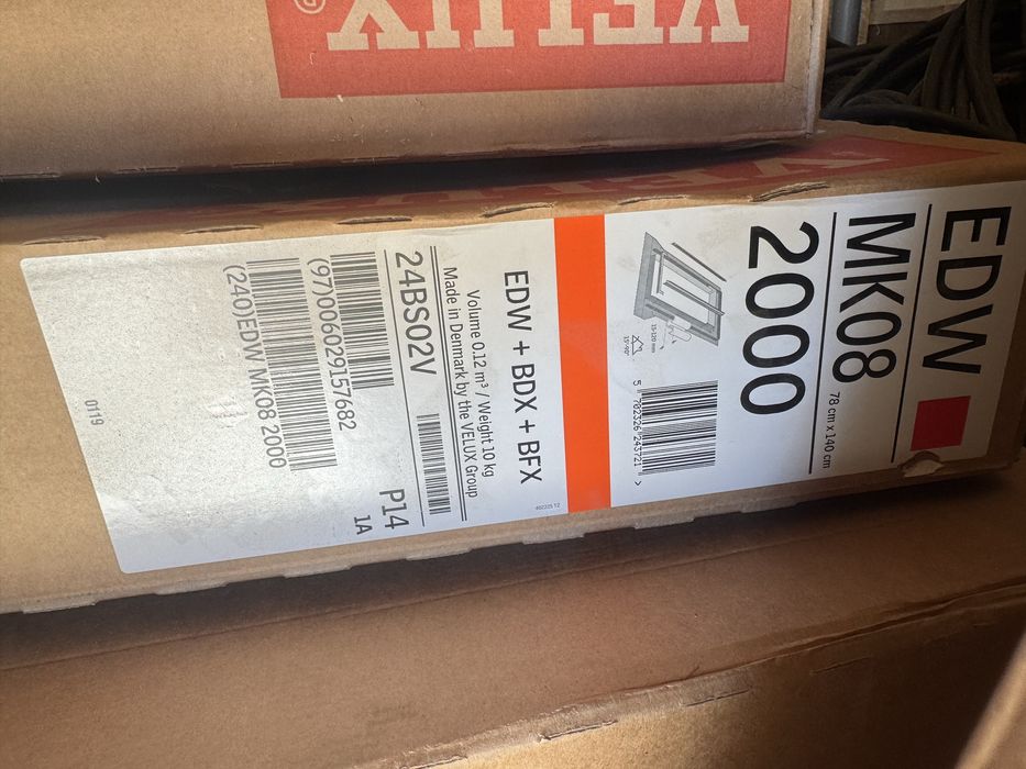 Kołnierz dachowy falisty Velux EDW MK08 2000