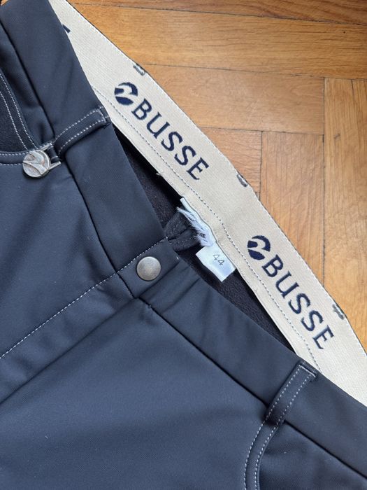 Busse bryczesy do jazdy konnej XXL 44 czarne jodhpur zimowe termiczne