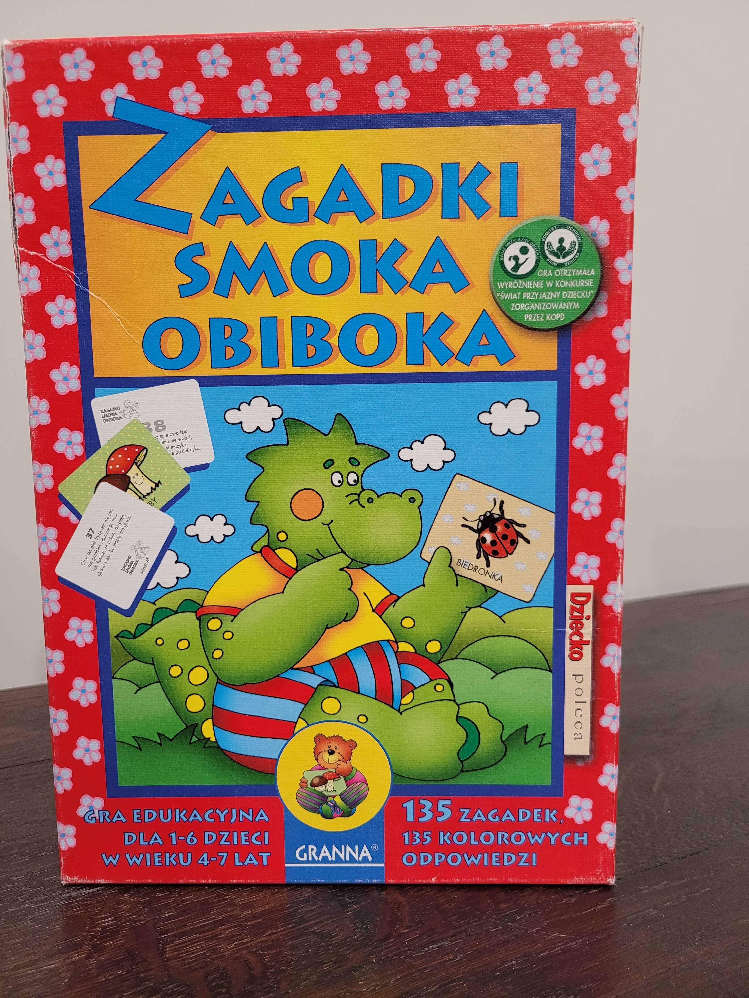 Gra edukacyjna Zagadki smoka obiboka