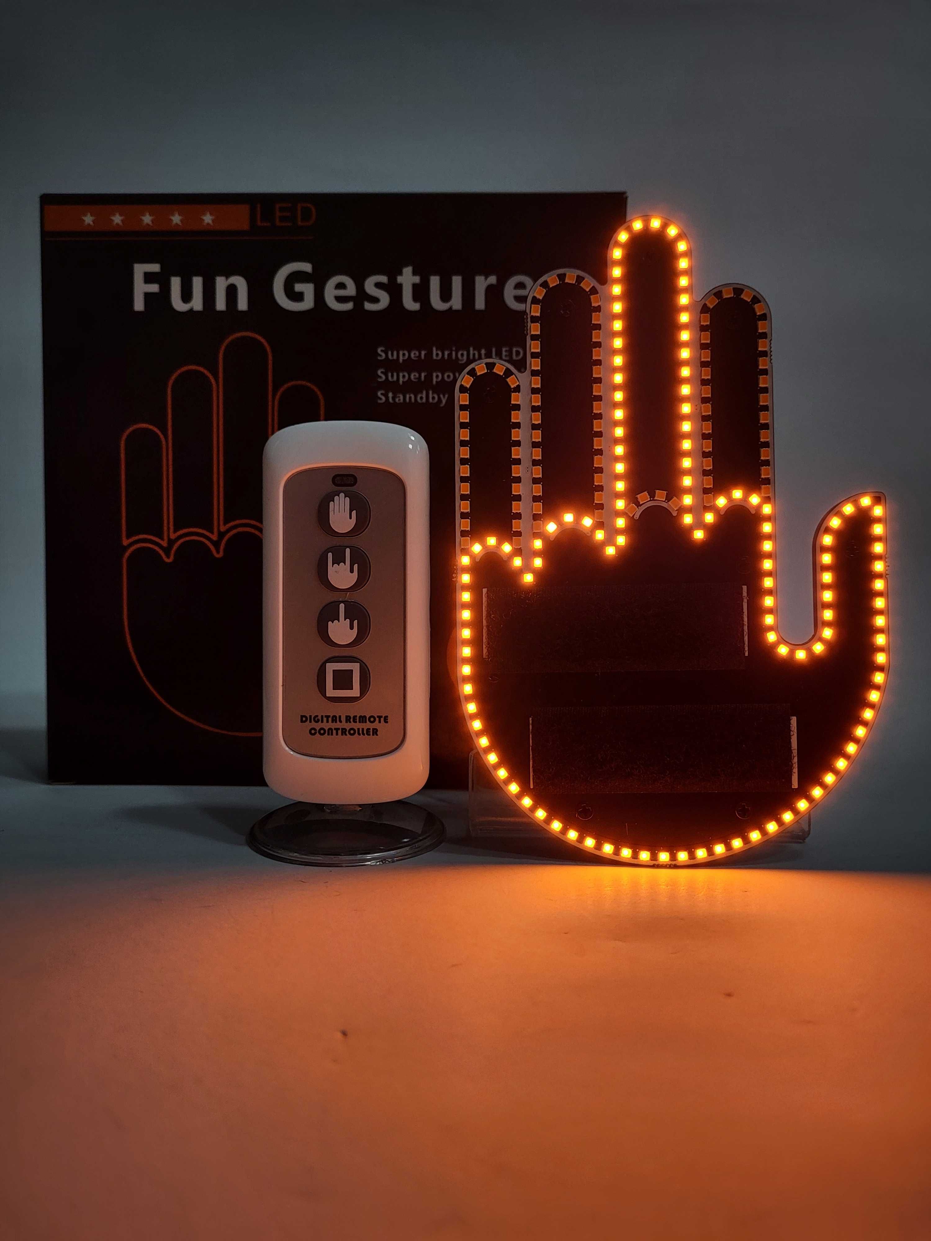 LED Долоня (LED Рука) на задне скло машини +2 LED габарити у подарунок