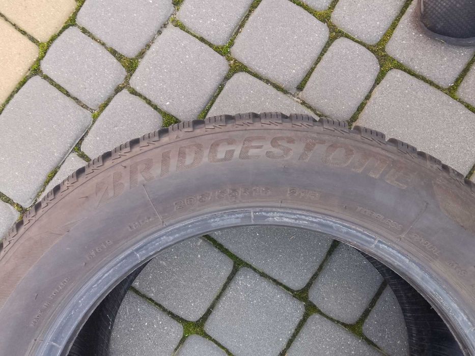 OPONY BRIDGESTONE 205/55/16 5.09 MM 2 SZTUKI Zima 2017 ROK
