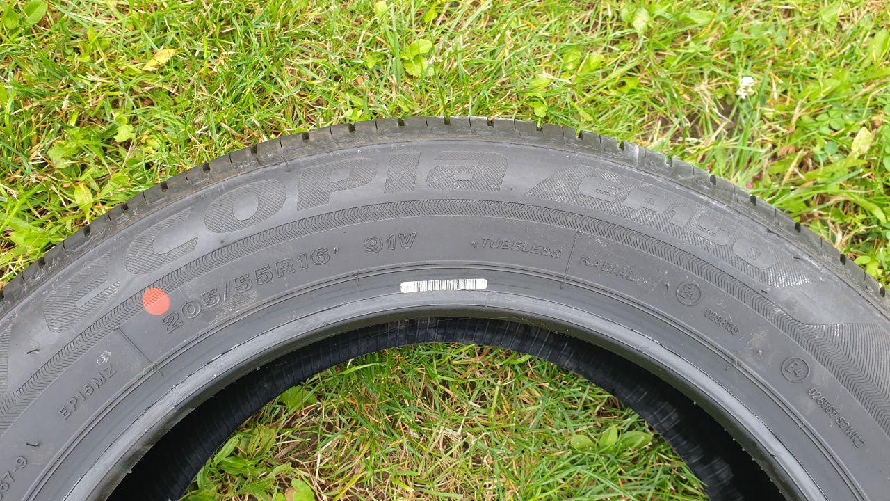 Opony letnie Bridgestone Ecopia EP150 205/55 R16 z nowego auta 7 mm.