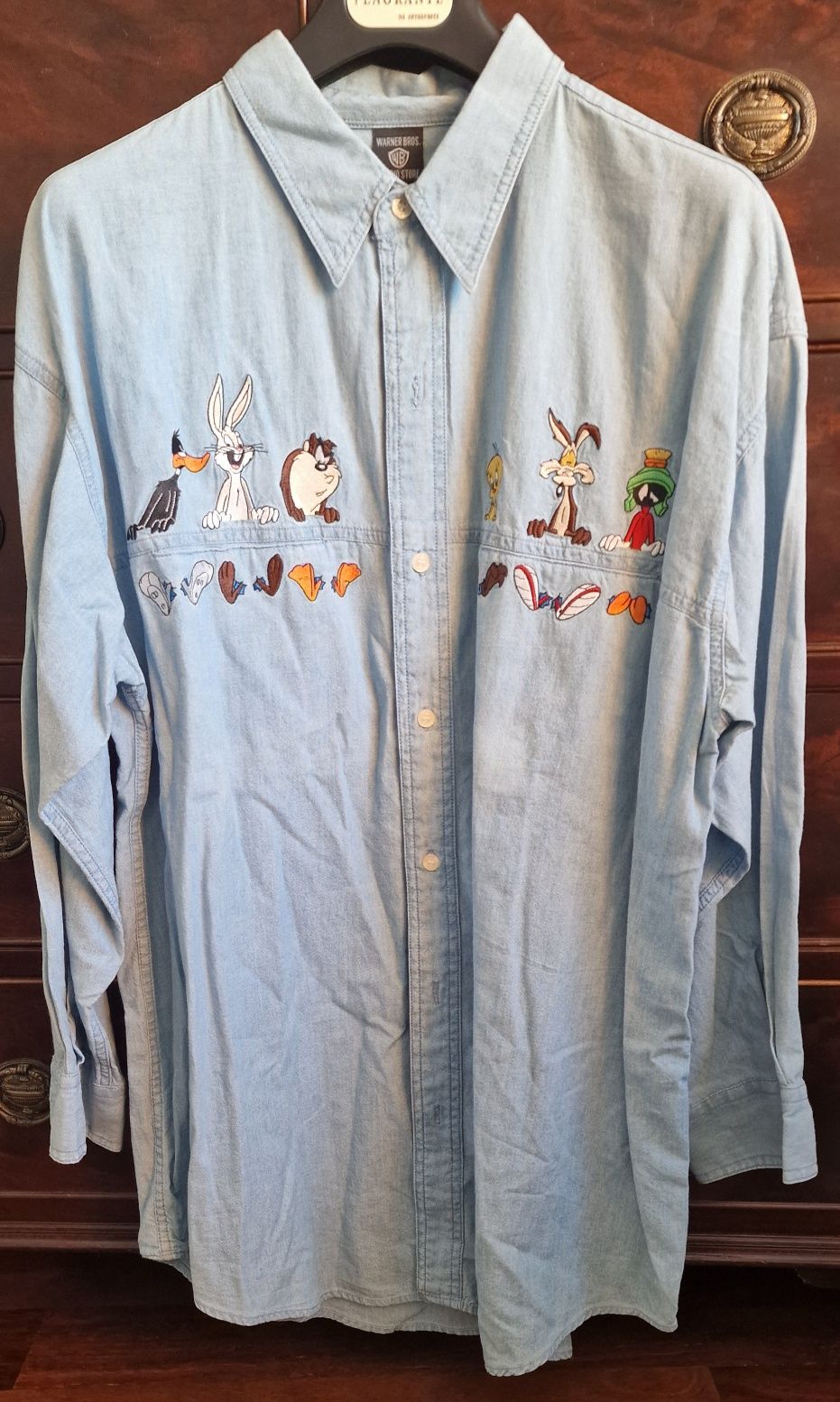 Camisa ganga bordada